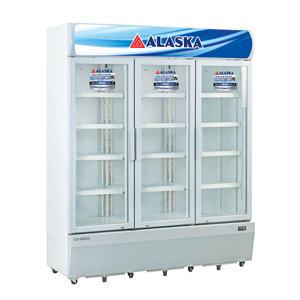Tủ mát Alaska trưng bày kính trong suốt không đọng sương