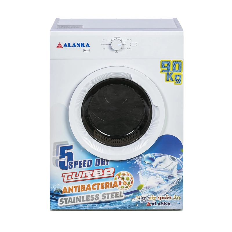 hệ thống chống giật trên máy sấy quần áo alaska S90