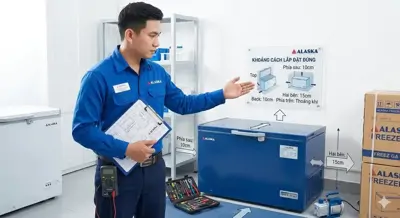 Hướng Dẫn Lắp Đặt Tủ Đông Alaska: Vị Trí & Khoảng Cách Chuẩn Để Tối Ưu Hiệu Suất