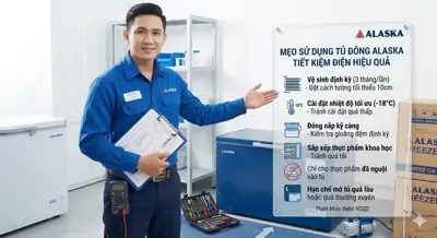 5 Mẹo Sử Dụng Tủ Đông, Tủ Mát Alaska Tiết Kiệm Điện Hiệu Quả