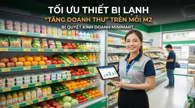 Kinh doanh Minimart Cách tối ưu thiết bị lạnh để tăng doanh thu trên mỗi m2