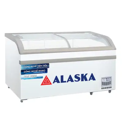 Tủ Đông Kính Cong Alaska KC-395 (500 Lít) Chuyên Trưng Bày Bán Hàng