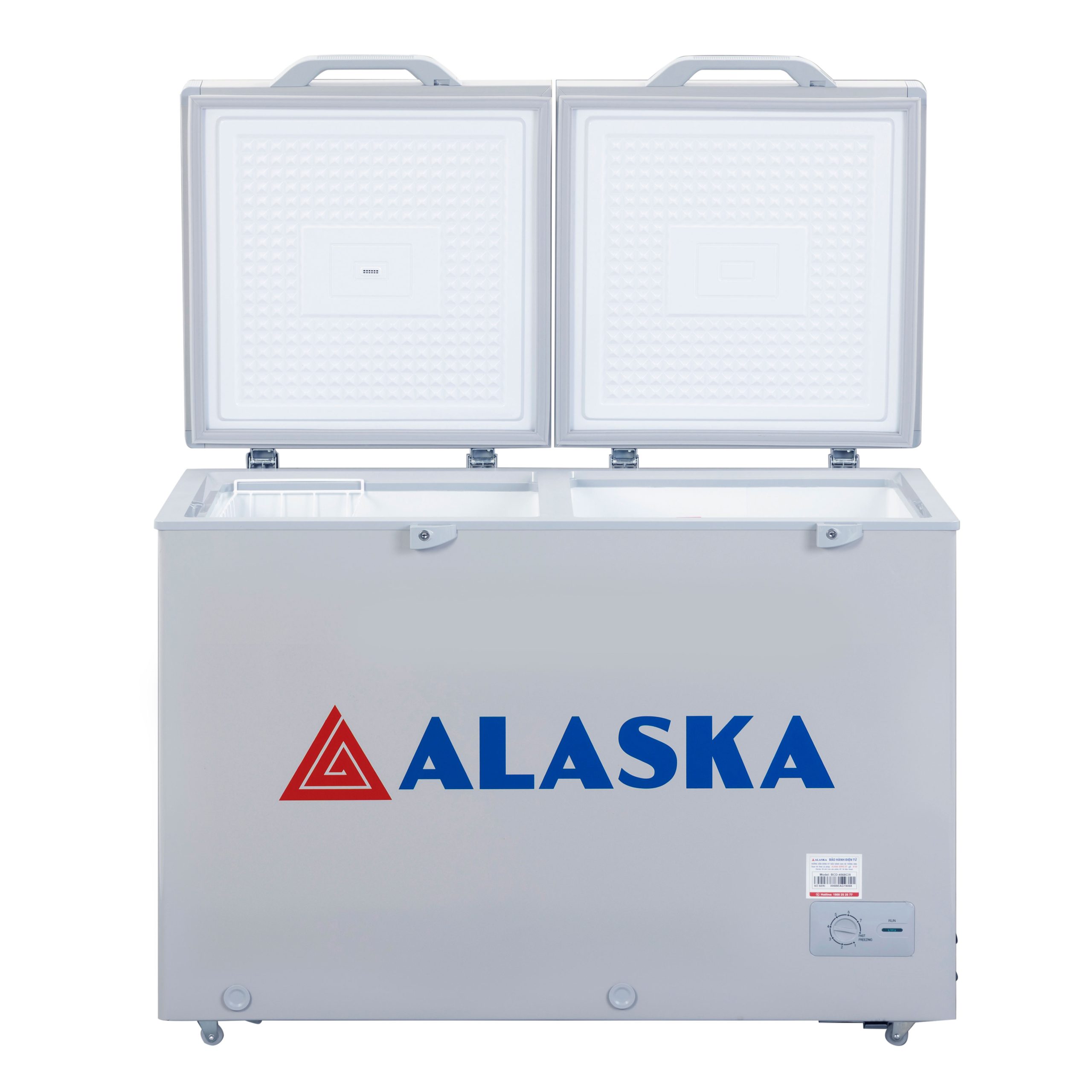Tủ Đông Alaska Inverter BCD-4568CIX Mặt Kính Cường Lực 2026