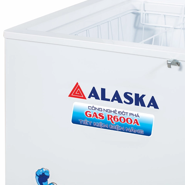 tủ đông gia đình alaska sử dụng gas r600A