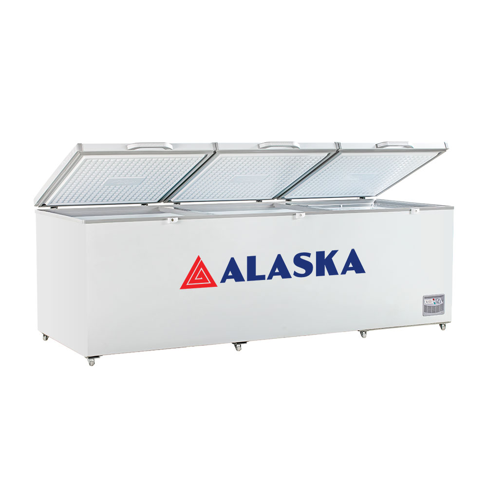 Lòng tủ thép sơn tĩnh điện bền bỉ của tủ đông Alaska HB-1500C