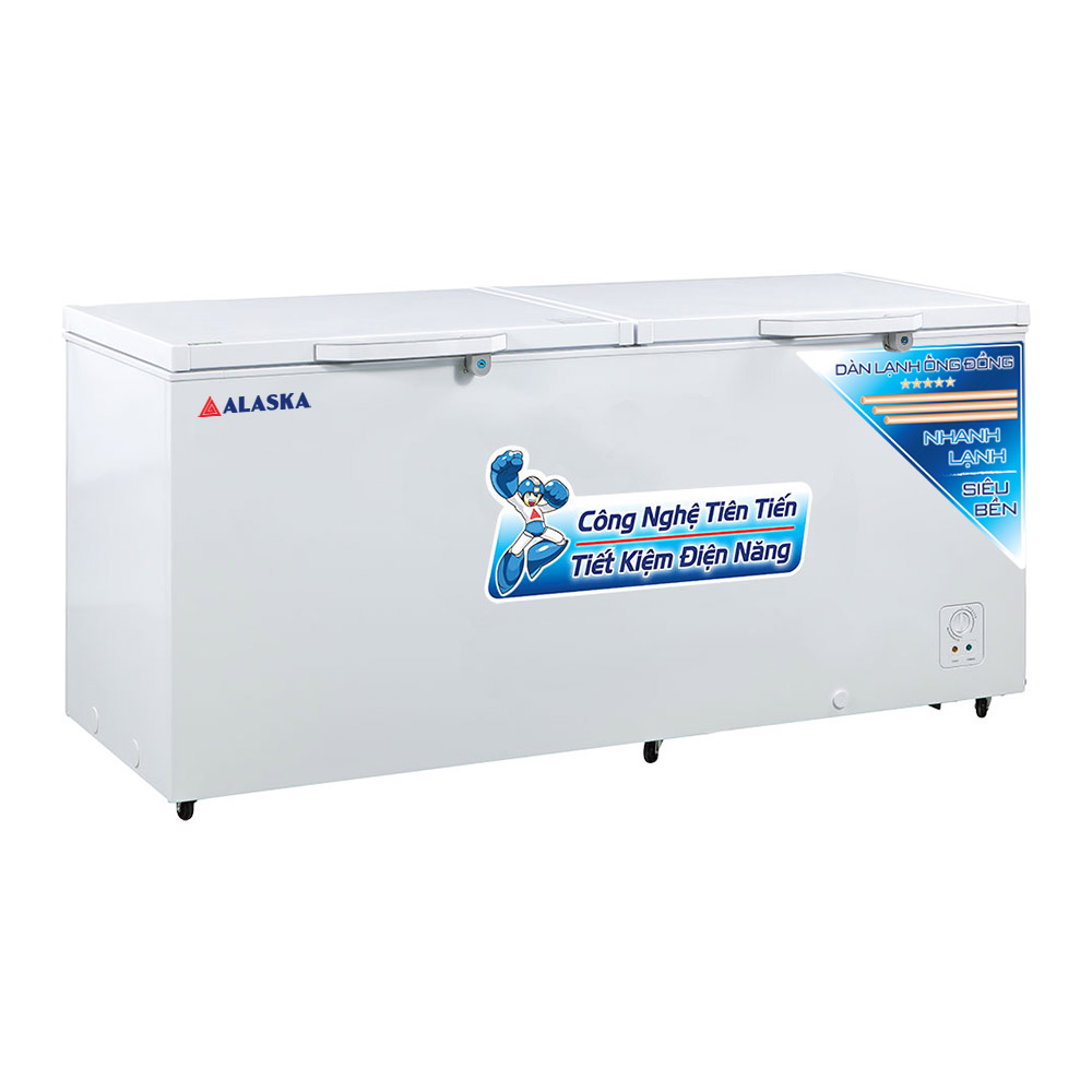 Tủ đông Alaska HB-890C dung tích thực 740 Lít dàn đồng nguyên chất