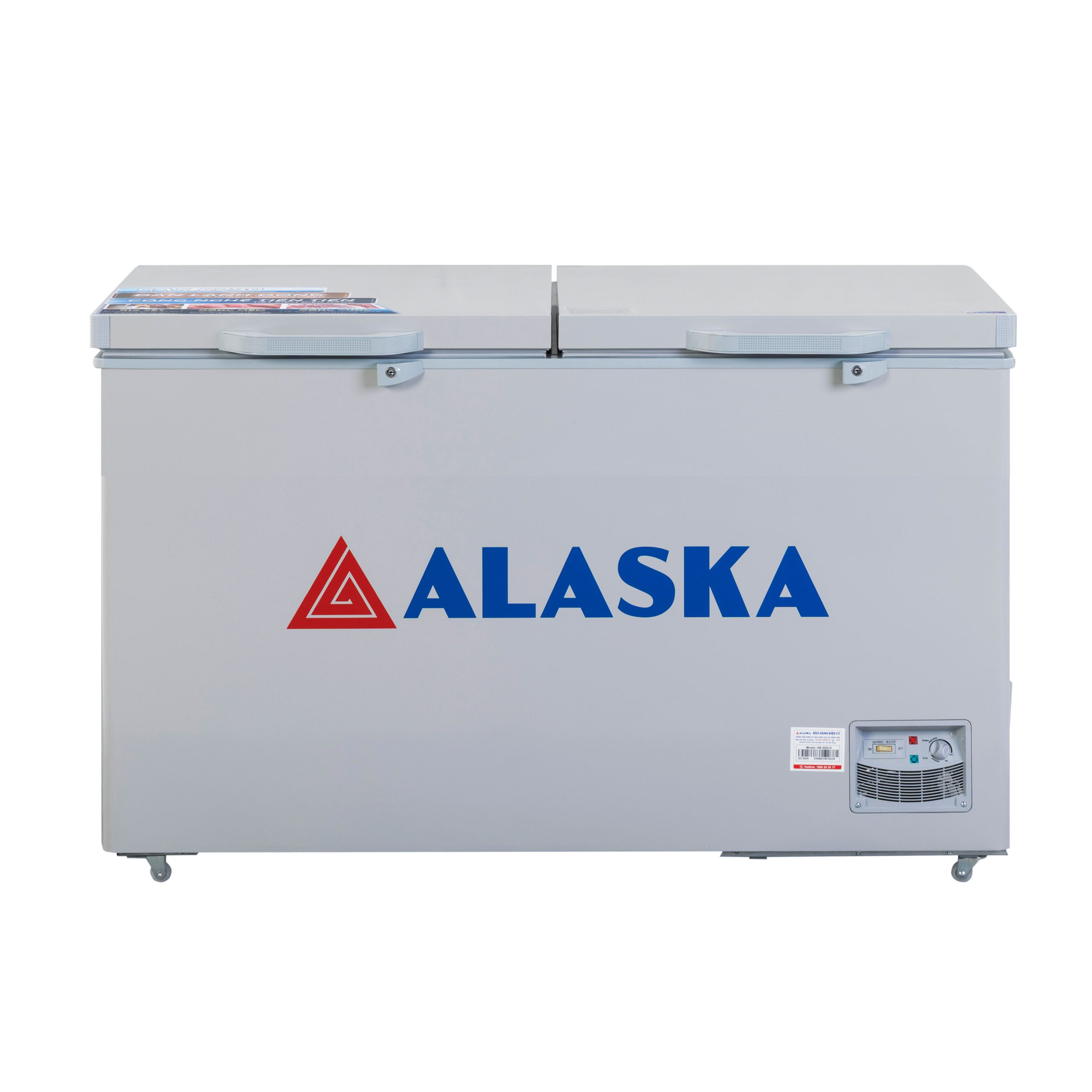 Tủ Đông Alaska HB-550CX (465L Thực) Kính Cường Lực Xám 2026