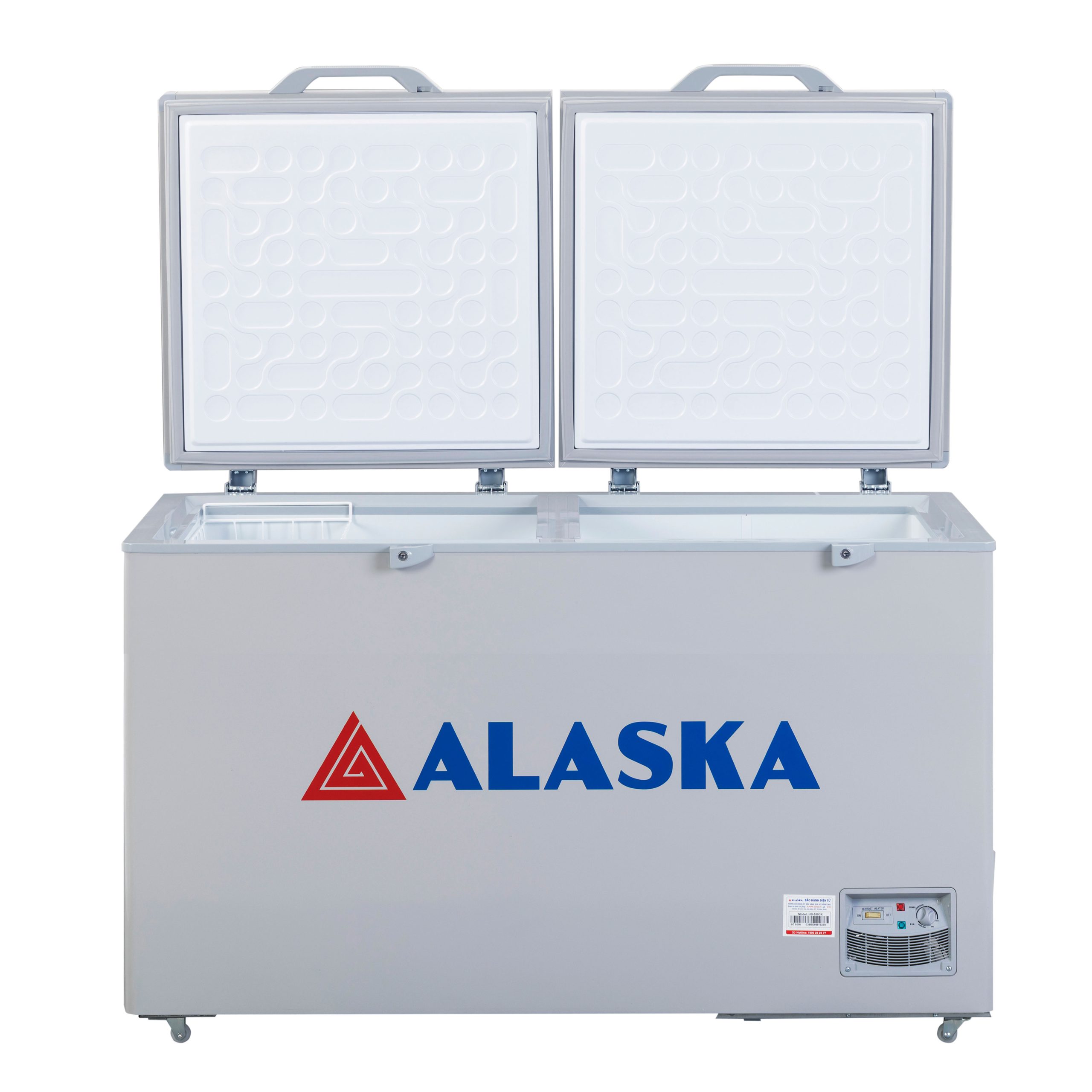Tủ Đông Alaska HB-550CX (465L Thực) Kính Cường Lực Xám 2026