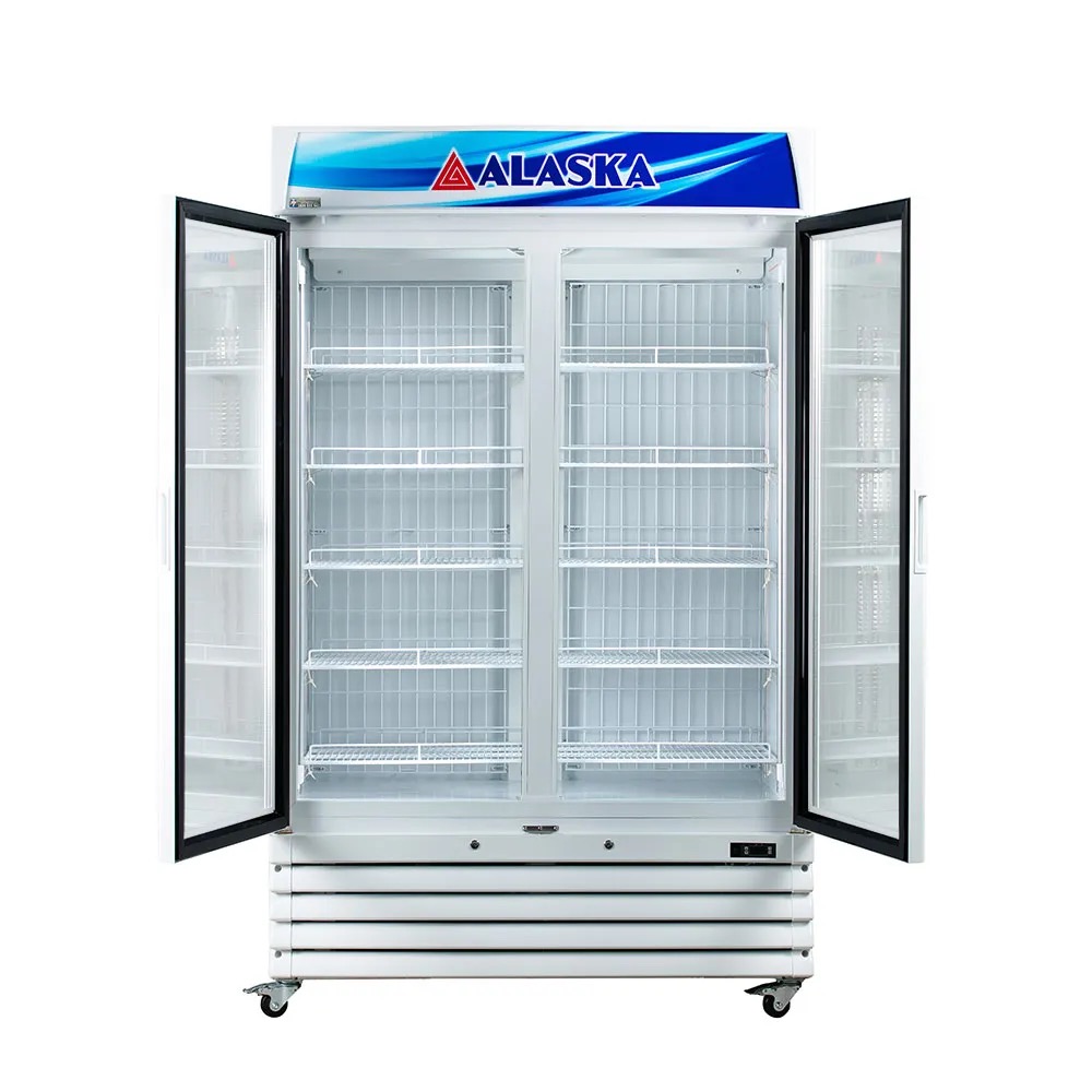 Hệ thống làm lạnh chuẩn Châu Âu với máy nén Danfoss trên tủ đông đứng Alaska IF-700G2