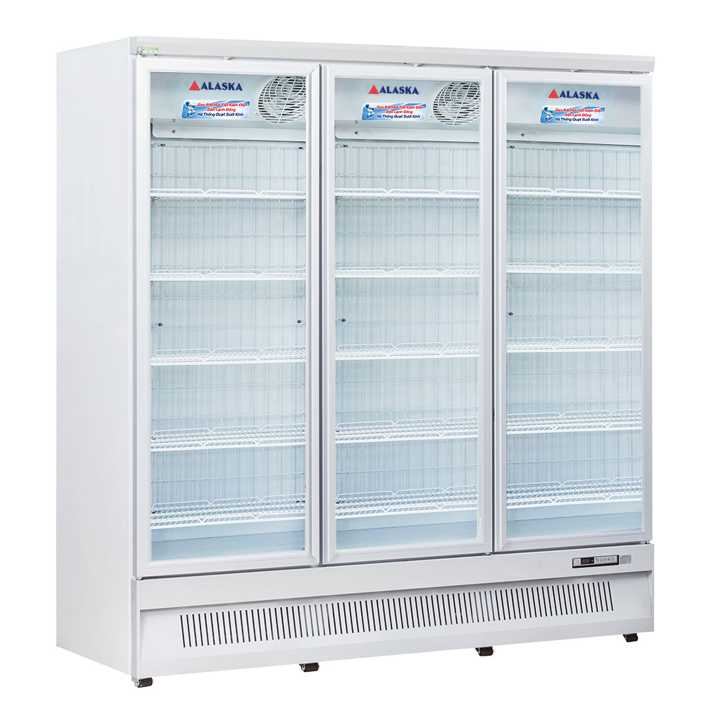 Tủ đông đứng mặt kính 3 cánh Alaska IF-1100G3 dung tích 1540 Lít siêu lớn