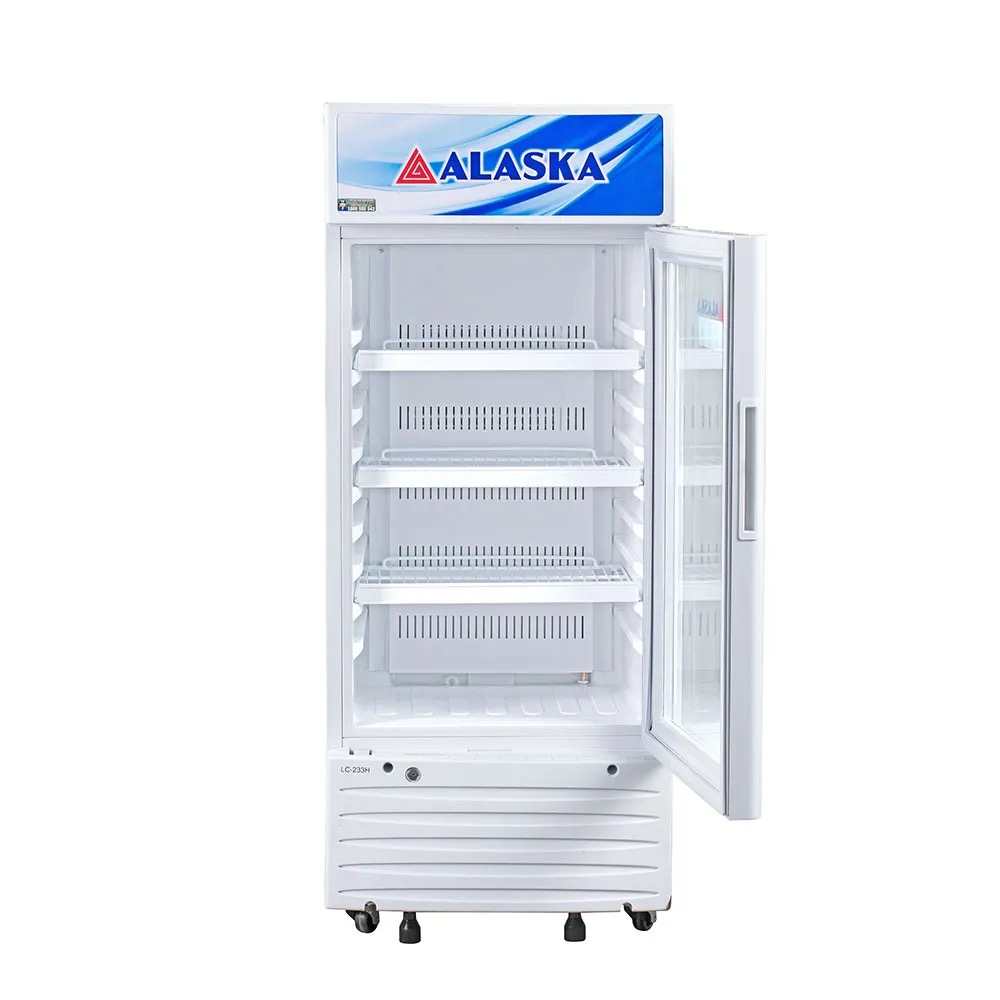 Tối ưu không gian trưng bày tạp hóa với tủ mát 1 cánh Alaska LC-233H
