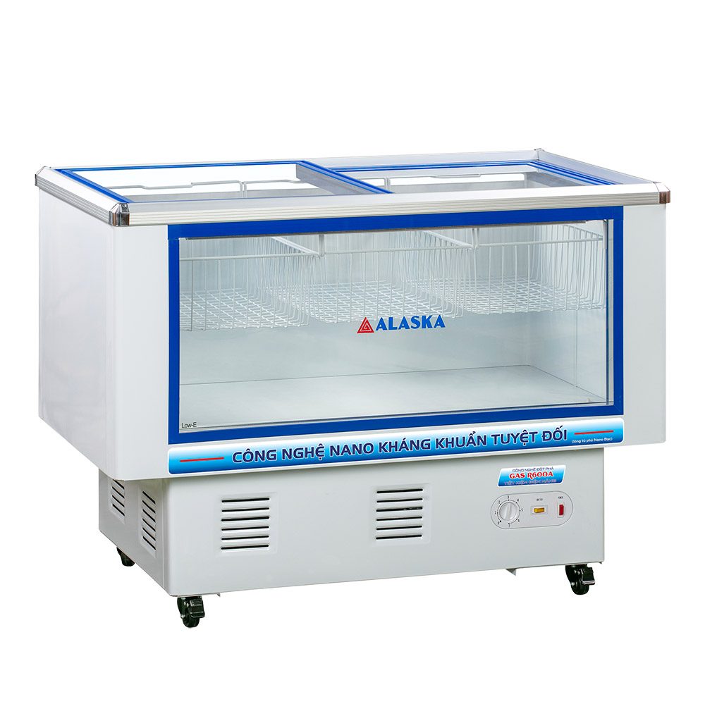 Tủ mát nằm ngang Alaska LC 270 dung tích 270 Lít sản phẩm mới 2026