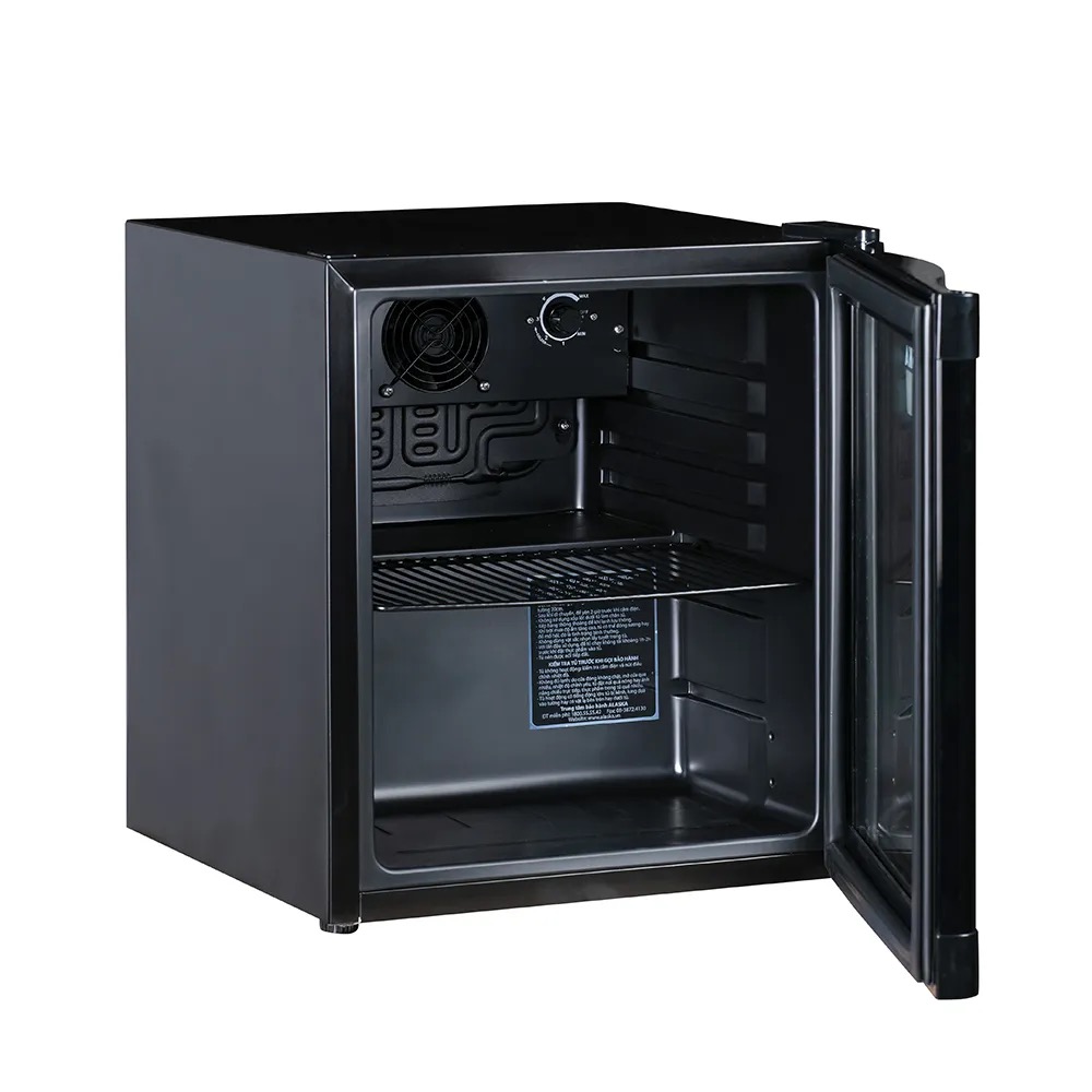 Thiết kế nội thất đẳng cấp với tủ mát minibar Alaska LC-50D màu đen