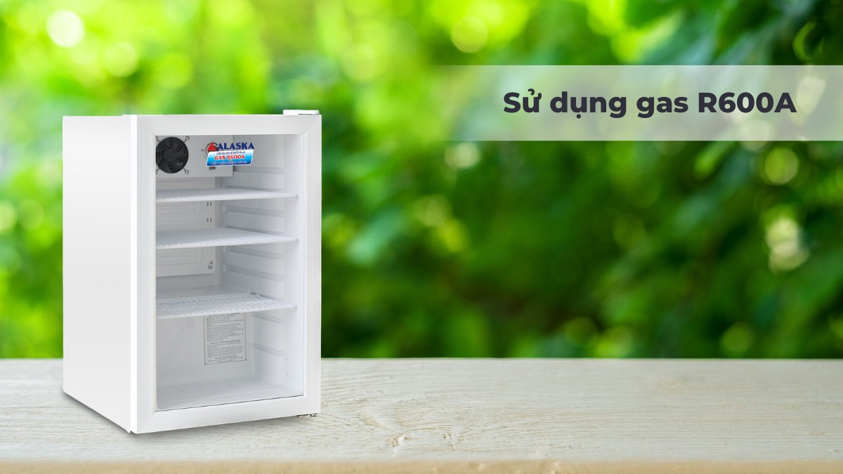 gas r600 sử dụng trong tủ mát Alaska LC 70W