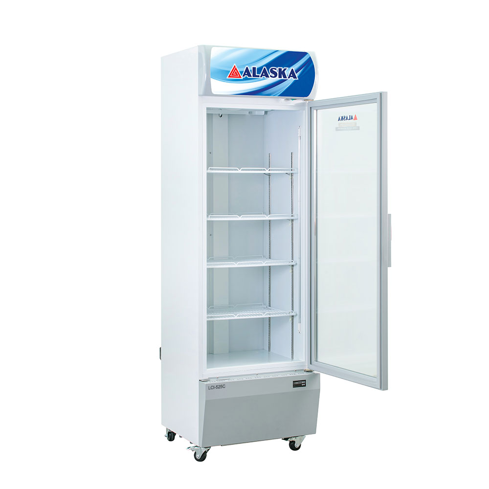 Giải pháp trưng bày tiết kiệm điện siêu thị với tủ mát dàn đồng Alaska Inverter LCI-525C