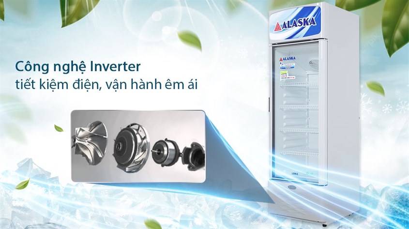 Công nghệ máy nén biến tần Inverter trên tủ mát Alaska