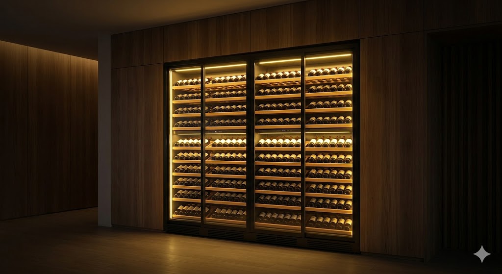 Tủ ướp rượu vang cao cấp Alaska bảo quản vang đỏ và vang trắng
